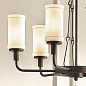 Vetivene 6 Light Chandelier Textured Black люстра 52451BKT Kichler — фото 1