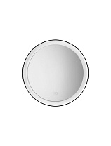 Mirror Glass Sandy Black & Inner White Aluminium LED 20 Watt 220-240Volt 682Lm 4000K IP44 Touch & No Frosting Switch D: 60 W: 3.5 cm