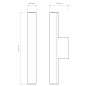 1305006 Dio LED Astro lighting настенный светильник полированный хром — фото 6