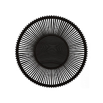 Clava Up - Wood Black Oak Large Ø 49 x 16,6 cm