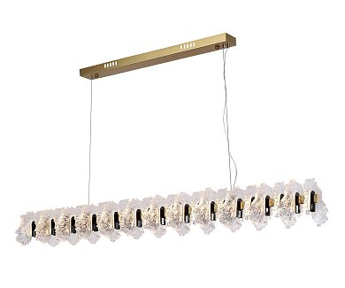 Люстра Kink Light Мару латунь/черный жемчуг 07695-120L,36-29
