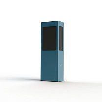 Brick² N° 2; Black PMMA E27 23W; Blue