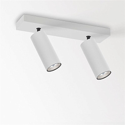 24130 9338 W-W Delta Light SPY белый потолочный светильник с двойными поворотными прожекторами