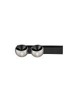 Triac Dimmable Foggy Nickel Aluminium & Black Base LED 21 Watt 220-240Volt 1540Lm 3000K IP20 L: 36 W: 10 H: 14 cm