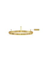 Triac Dimmable Brass Gold Aluminium & Acrylic LED 50 Watt 220-240 Volt 4166Lm 3000K IP20 D: 80 H: 18 cm