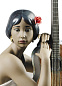 1009177 Lladro The Flamenco Singer фарфоровая статуэтка женщины, поющей с гитарой — фото 1