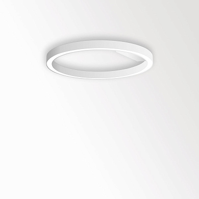 SUPER-OH! SLIM 80 SBL DOWN 930 DIM4 W белый Delta Light накладной потолочный светильник