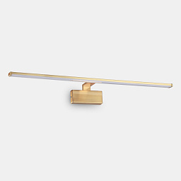 225005 Ideal lux Alma подсветка для зеркала из полированной латуни с вытянутым корпусом