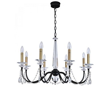 Люстра Newport Anastasiya 3978/C black+brass