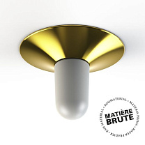 Cooper N° 1; Frosted glass E27 52W; Raw brass