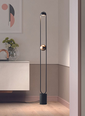 Напольный светильник Luppiter Stl 1 11 Metal Sphere Masiero