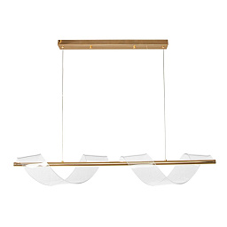 A2093SP-2GO Arte Lamp FIORITA подвесной светильник линейный с тремя кольцами