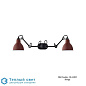 LAMPE GRAS настенный светильник DCW Editions Paris 204 Double - BL-RED