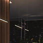 9811 Linea Light Halfpipe 2 SP M линейный подвесной светильник алюминиевый — фото 2