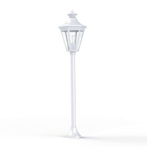 Victoria N° 10; Clear polycarbonate E27 105W; White