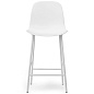 1402006 Normann Copenhagen Form Барный стул с высокой спинкой 65 см, сталь, белый — фото 1