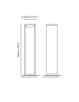 FRAME L LED WHITE; FRAME L LED BRONZE LED 16,6W 1350lm 2700K 29 x 111 x 26 cm; FRAME L LED GREY CRI≥90 230V DIM PHASE CUT VOL 0,083 m³; FRAME L LED CORTEN