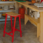 AE433-A406 Hay Taburete 8 Bar Stool 65 cm, Signal Red — фото 1