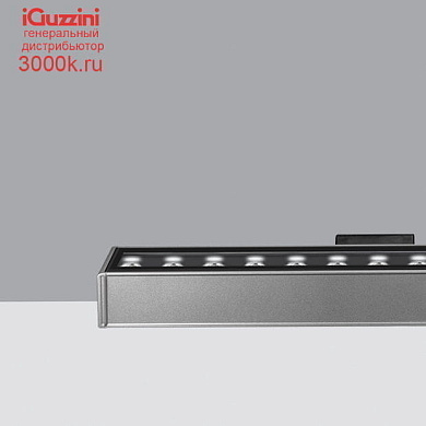 BM68 Linealuce iGuzzini Compact - Wall-/Ceiling-mounted - WNC White Tuning LEDs - DMX512-RDM control - L=1490mm - Wall Grazing Optic