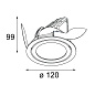 K120 adjustable LED GE встраиваемый в потолок светильник Modular