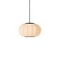 KWO45 SS LED Knit-Wit Made By Hand Подвесной светильник с овальным абажуром песочного цвета с LED — фото 1