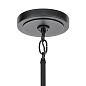 Eastmont 3 Light Chandelier Black  and Walnut Wood люстра 52402BK Kichler — фото 11