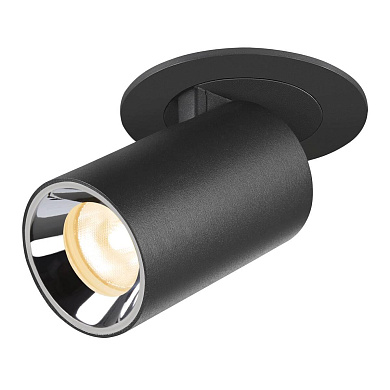 встраиваемый потолочный прожектор с хромированной отделкой