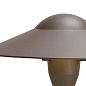8" Dome Short Stem 12V Path Light Textured Architectural Bronze светильник-столбик для дорожек 15410AZT Kichler