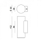 9442 Linea Light Birba AP Mono E27 настенный светильник с однонаправленным свечением алюминиевый — фото 3