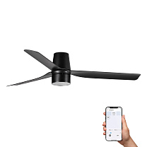 PUNT TUB TEK M Black fan 4000K TUYA 0-10V