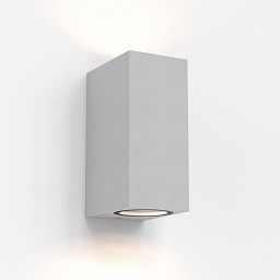 1310008 Astro lighting Chios настенный светильник прямоугольной формы с направлением света вверх-вниз серый