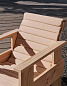 AD123-B297-AM93 Hay Стеганая подушка для сиденья кресла Crate, бежевая — фото 4