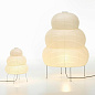 20165801 Akari Vitra Настольная лампа с многослойным бумажным плафоном округлой формы — фото 4