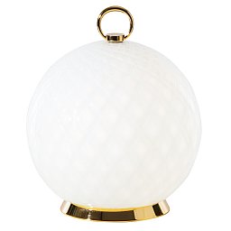 Настольная лампа Balloton Luce Venini, беспроводная, с ручкой, высота 24 см
