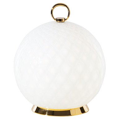 Настольная лампа Balloton Luce Venini, беспроводная, с ручкой, высота 24 см