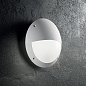 096681 Ideal Lux POLAR-2 AP1 BIANCO уличный настенный светильник белый — фото 1