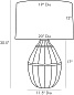 DW11004-578 Tangier Lamp Arteriors настольная лампа