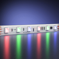 14,4 Вт/м, RGB, 5 м, 12 мм, 5050, IP68, 24 В