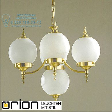 Люстра Orion Chandelier LU 1510/4+1 bronze/407/18 matt