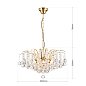Люстра Orion Kristall Klassisch LU 2324/6/52 gold — фото 6