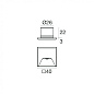 i-LED Envelope powerLED 1 W 350 mA уличный настенный светильник — фото 1