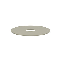 LUNIZ FOOT CERAMIC DISK Ø70CM PEARL GREY