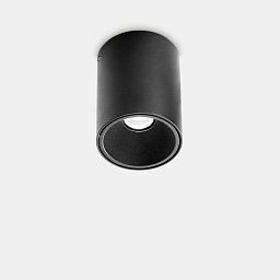 341798 Ideal Lux NITRO PL ROUND D08 NERO 2700K потолочный светильник черный
