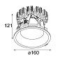 Smart lotis 160 IP55 LED GE встраиваемый в потолок светильник Modular