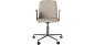 Palm upholstered chair with veneered armrests and wheels Bolia кресло — фото 2