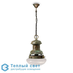 1101 Moretti Luce Galeone потолочный подвесной светильник с колоколообразным металлическим плафоном