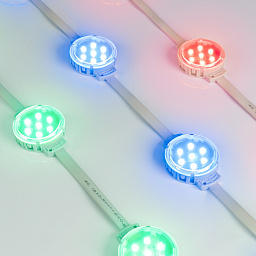 Управляемый светодиодный модуль Arlight SPI-F7-D50 RGB 24 В 036826