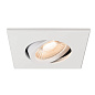 1007185 SLV UNIVERSAL DOWNLIGHT cover IP20 white E встраиваемое квадратное кольцо — фото 3