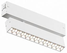 DK8006-WH Denkirs магнитный трековый светильник белый с решетчатой оптикой 48V