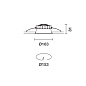 QF56 Easy iGuzzini Ø 153 mm - neutral white - DALI - White/Aluminium — фото 1